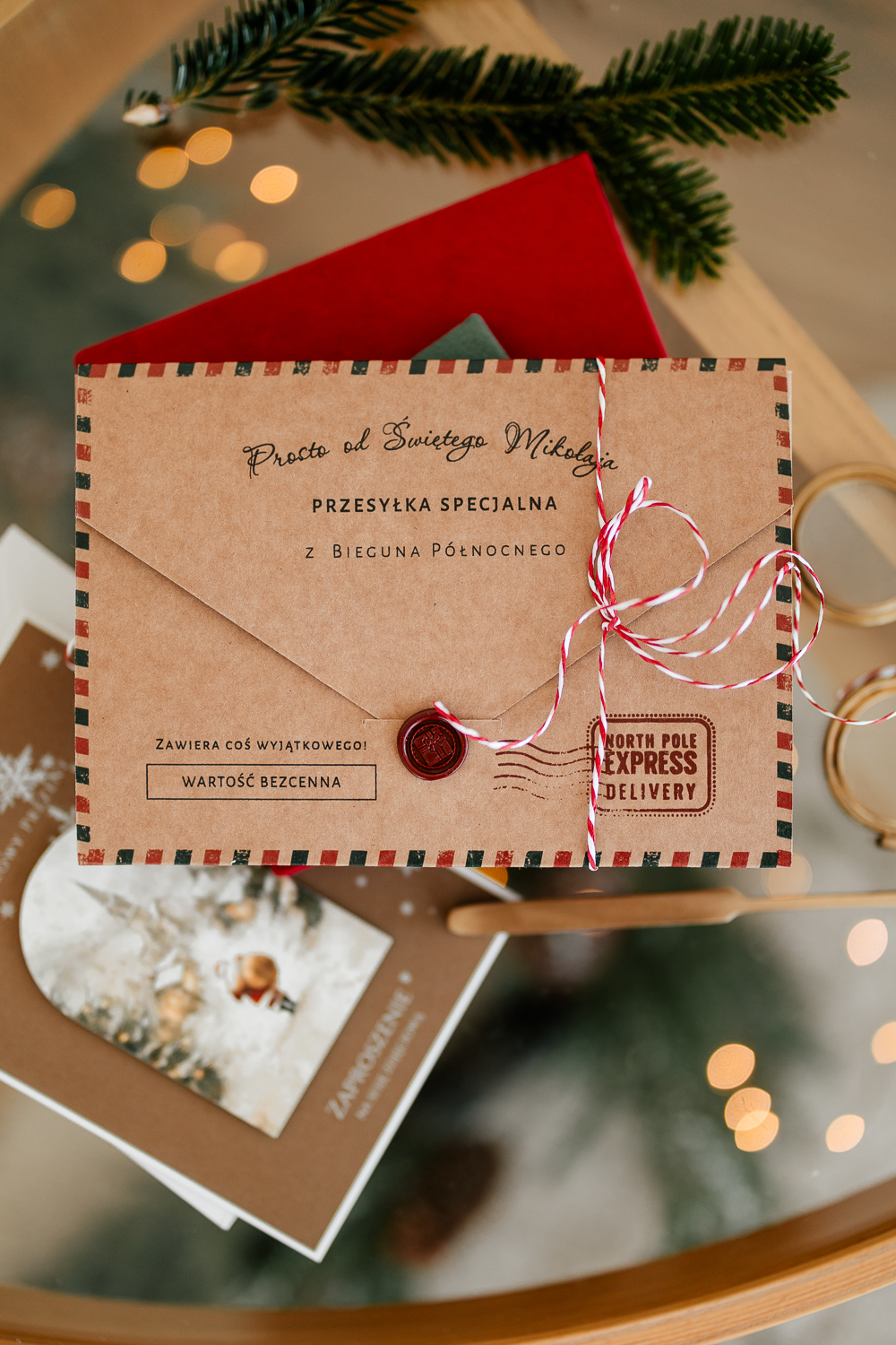 Koperta na voucher - from Santa