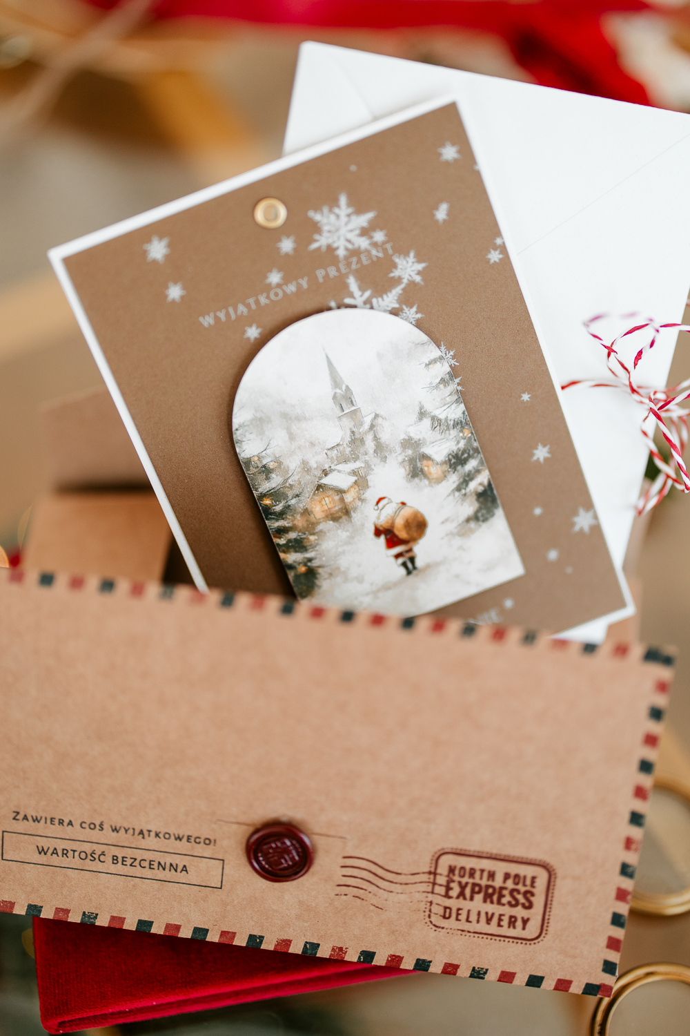 Koperta na voucher - from Santa